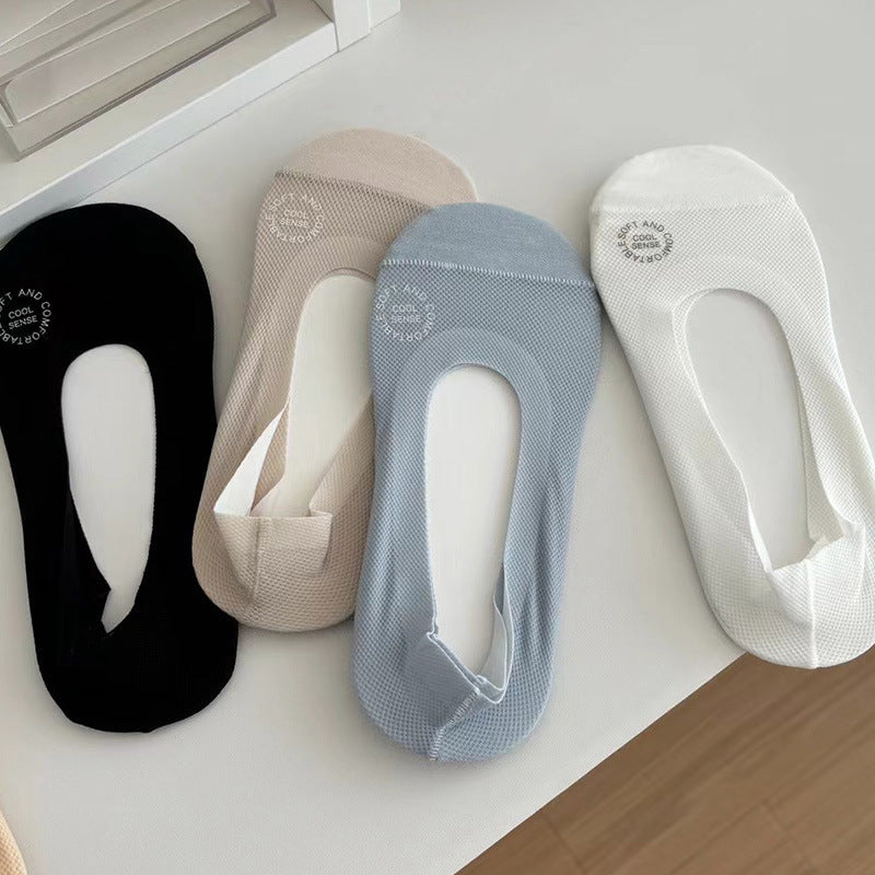 ❄️ Premium Breathable Cooling No-Show Socks– (4 Pair Combo) 🧦