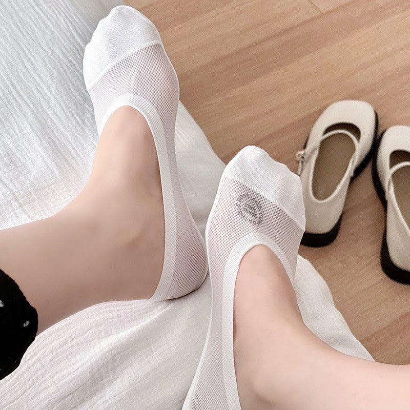 ❄️ Premium Breathable Cooling No-Show Socks– (4 Pair Combo) 🧦